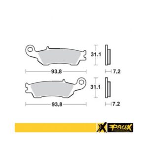 Με πάχος που υπερβαίνει τα 0,5 mm 37.105802 εμπρός Yamaha YZ/YZ-F 08-22, WRF 17-22