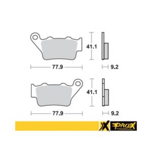 Με πάχος που υπερβαίνει τα 0,5 mm 37.204202 πίσω KTM -2003· Yamaha XT660 04-