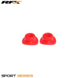 RFX Sport Valve Rubber Seals (Red) 2pcs