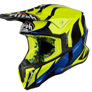 AIROH TWIST TWGR17 YELLOW GLOSS OFF ROAD HELMET