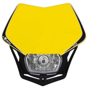 V-FACE HEADLIGHT RMZ YELLOW-BLACK UNIVERSAL