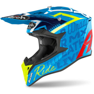 Airoh Off Road Helmet Wraap Street Azure GLoss size Small