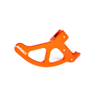 AWORKX Brake Guard, orange KTM, HQV, HUSABERG SX(F)/EXC(F) 04->, TC/FC/TE/FE 14-> (no mini)