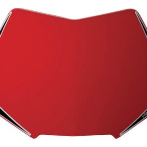 V-FACE NUMBER PLATE PLASTIC REPLACEMENT HSQ RED UNIVERSAL V FACE