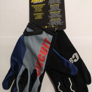 Circuit Equipment Enduro/Cross gloves KRATOS Grey/Red/Blue size Medium