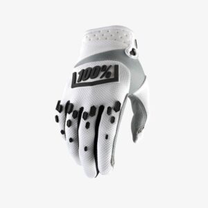 100% GLOVES AIRMATIC WHITE/BLACK XL