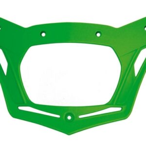 V-FACE NUMBER PLATE PLASTIC REPLACEMENT KXF GREEN UNIVERSAL V FACE