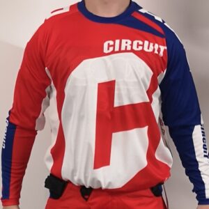 Circuit Equipment 2021 KRATOS Jersey White/Red/Blue Size Extra Large