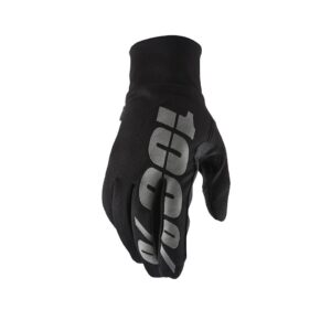 100% Gloves Hydromatic Waterproof Black size XL