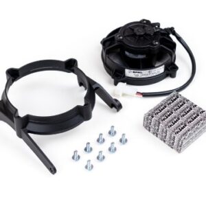 Original SPAL Radiator Cooling Fan and Mounting Kit for GAS GAS TPI, with Relay, Dirt Bike Models from 2021 to 2023