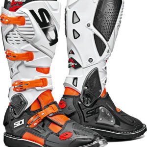 ΜΠΟΤΕΣ ENDURO MOTOCROSS SIDI CROSSFIRE 3 WHITE-BLACK-ORANGE SIZE 45