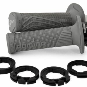 D-LOCK GREY GRIPS W/ PUSH-PULL PULLEYS DOMINO D10046C4000A9-0