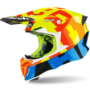 Airoh Twist 2.0 Helmet off road frame Yellow Gloss