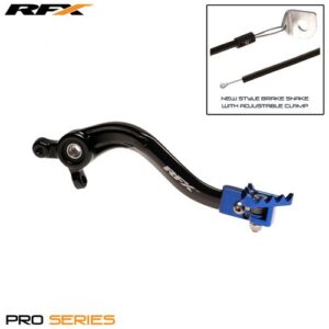 RFX Pro FT Rear Brake Lever (Black/Blue) Husqvarna TC125 FC250450 2016 (Except 250 2T)