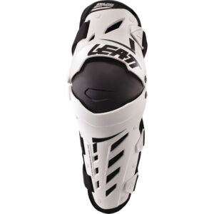 LEATT KNEE & SHIN GUARD DUAL AXIS WHITE/BLACK SIZE S/M