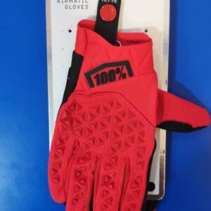 100% GLOVES AIRMATIC RED/BLACK SIZE XL 10012-013