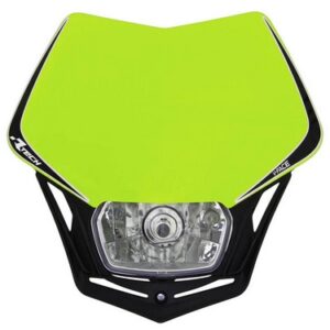 V-FACE HEADLIGHT NEON YELLOW-BLACK UNIVERSAL