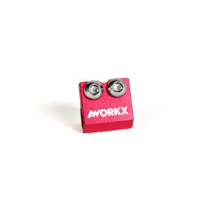 AWORKX Brake line Clamp, Red Honda Yamaha CR125/250 04-07 CRF50/450 04--> YZ 03 ---> WRF 08 --->