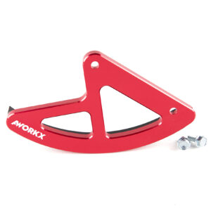 AWORKX Brake Guard, red SUZUKI RM 01-08, RMZ 250 07->, RMZ 450 05->