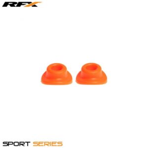 RFX Sport Valve Rubber Seals (Orange) 2pcs