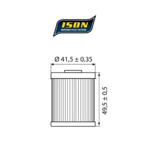 ISON MOTORCYCLE OIL FILTER
