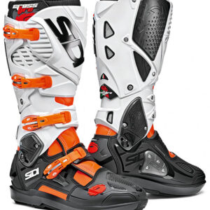 ΜΠΟΤΕΣ ENDURO MOTOCROSS SIDI CROSSFIRE 3 SRS WHITE-BLACK-ORANGE SIZE 43