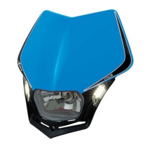 V-FACE HEADLIGHT TM BLUE-BLACK UNIVERSAL