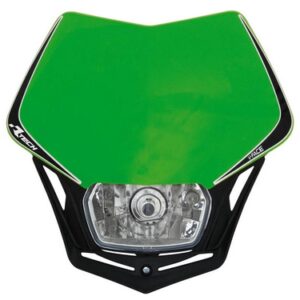 V-FACE HEADLIGHT KXF GREEN-BLACK UNIVERSAL