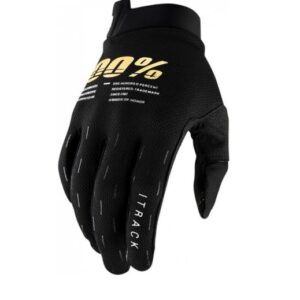 100% Itrack Gloves Black size S