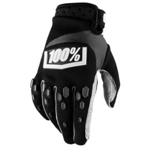 100% Airmatic Gloves Black Youth size Medium